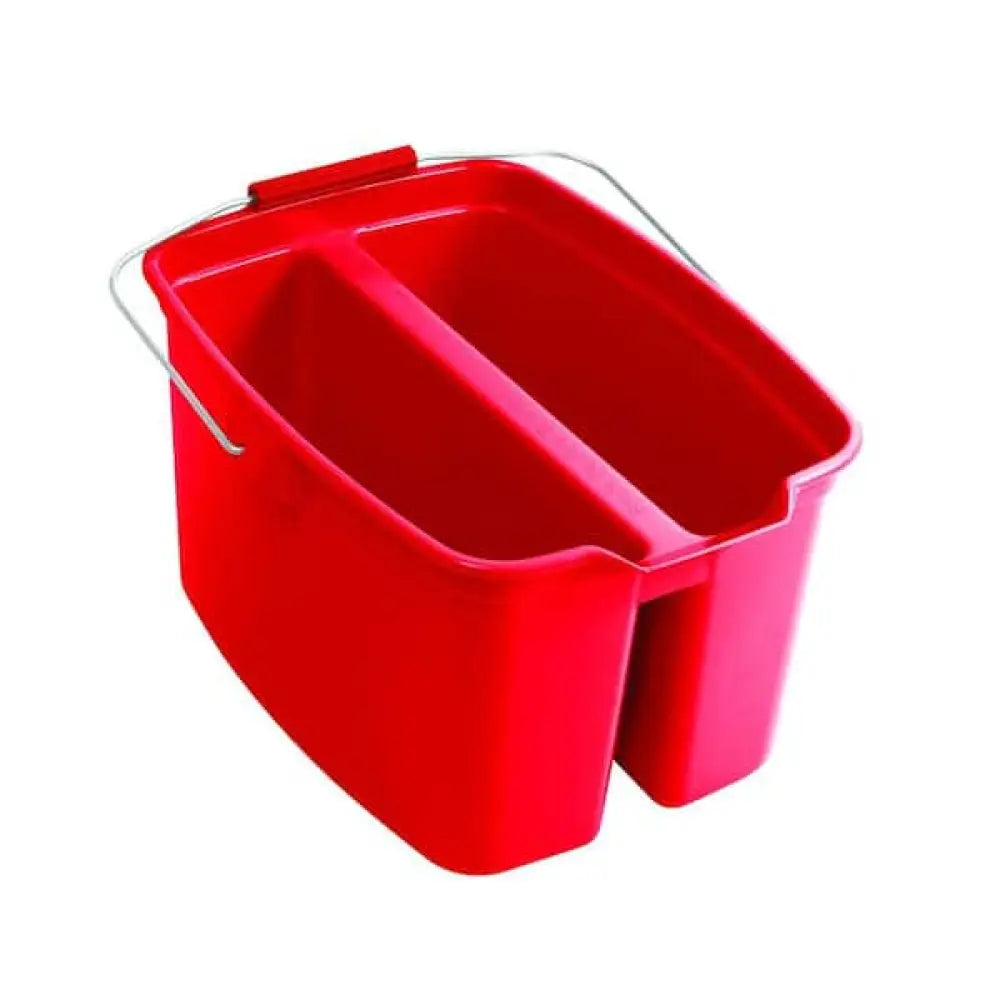 Rubbermaid 19 Qt. Red Double Bucket – Commercial Cleaning